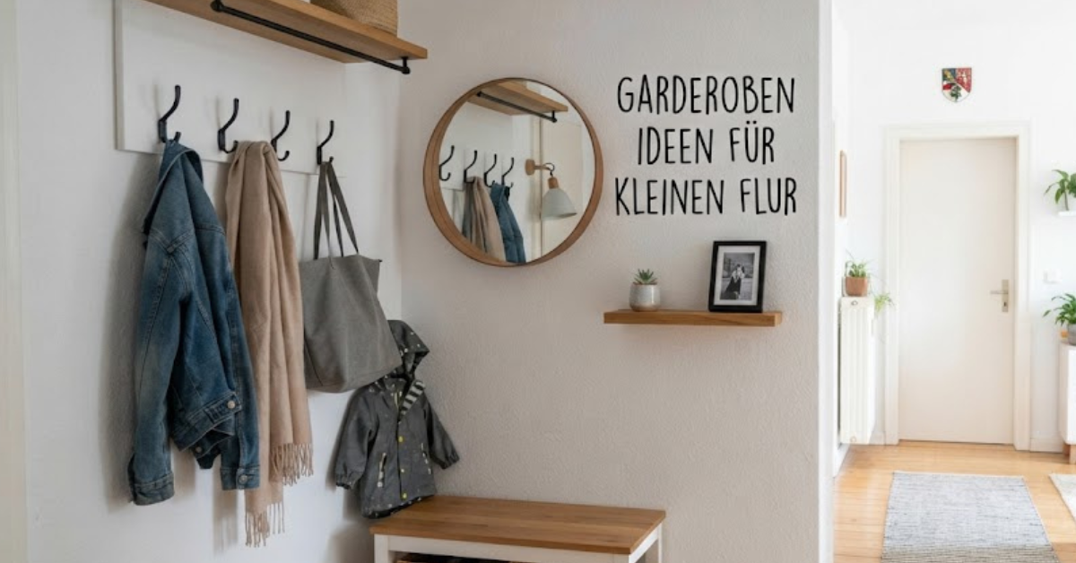 Garderoben Ideen für kleinen Flur: Clevere Lösungen für mehr Platz und Stil